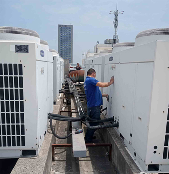 榆树中央空调制热和不制冷系统维修方法